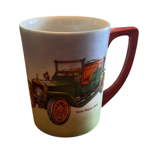1908 Vintage Car Mug - Red and Green - Picture 1 of 5